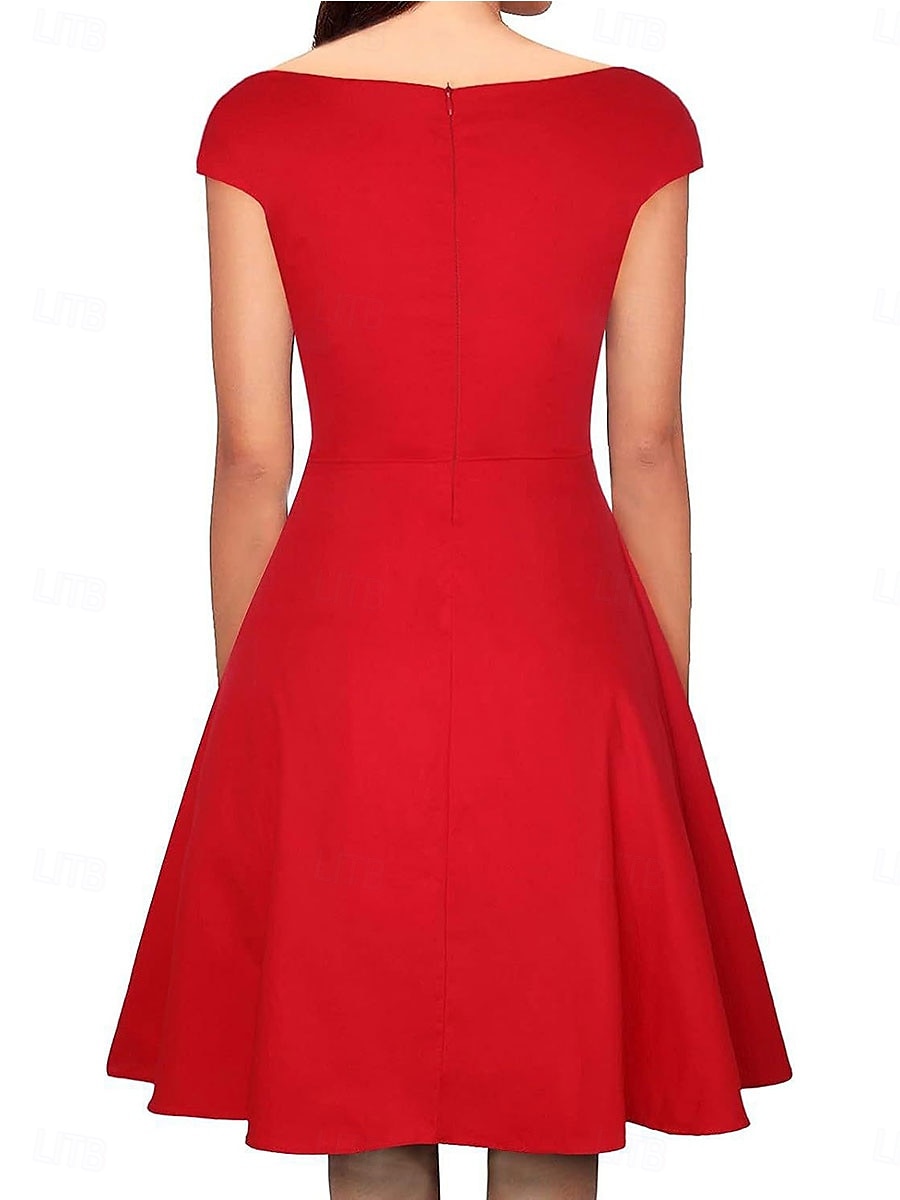 Damen kleid lang Casual kleid Maxidress A Linie Kleid Basic Brautkleider schlicht Urlaub Party Arbeit Regular Fit Glatt Ärmellos Rundhalsausschnitt Schwarz Wein Rote Sommer Frühling 2025 - $28.99 –P2