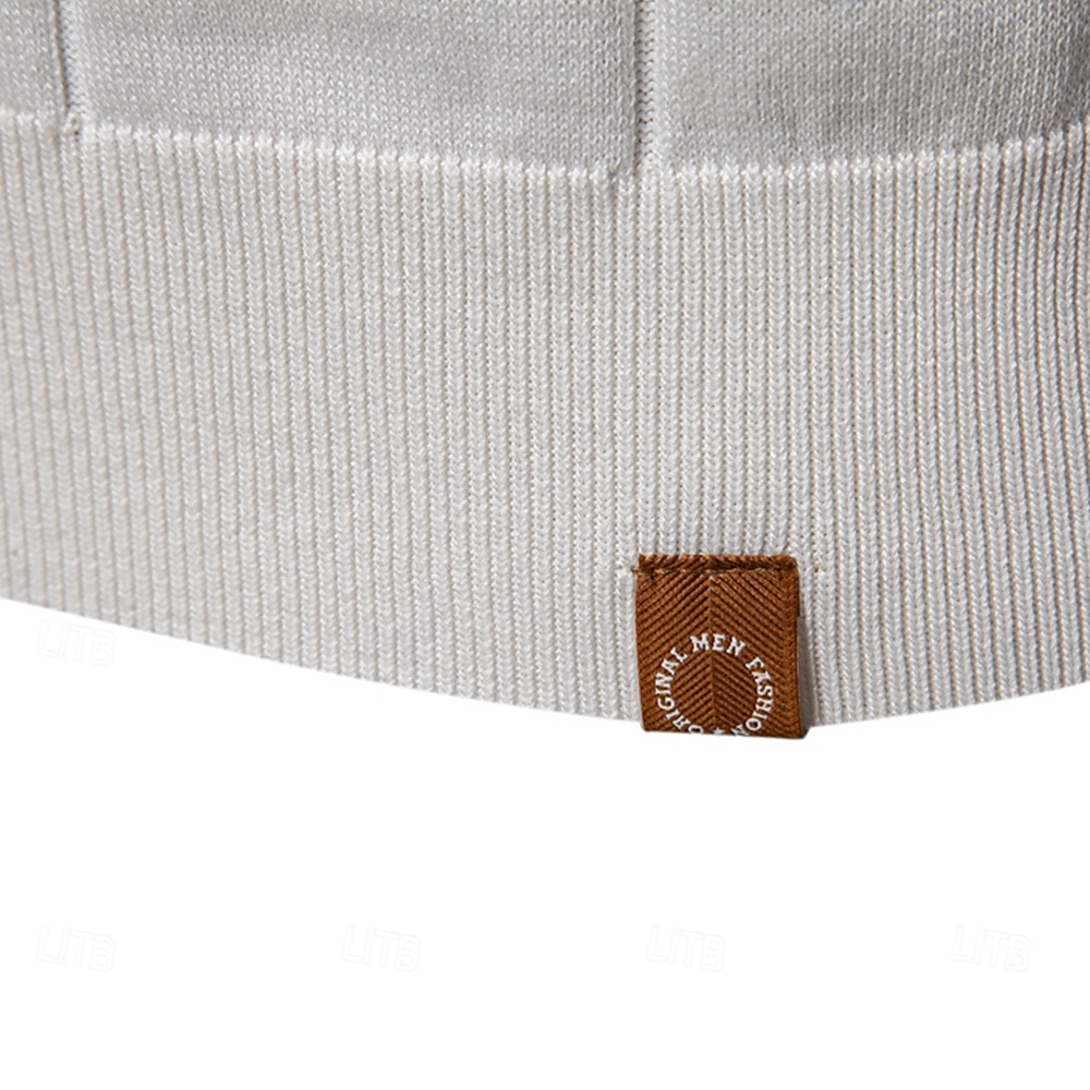 Miesten Polo Neulo poolo Muodollinen Työ Sänkyjen avaus Neljänneksen postinumero Lyhythihainen Yhtenäinen väri Sulkea jnk vetoketju Kevät Tumman harmaa Musta Valkoinen Laivaston sininen Khaki Harmaa 2025 - $27.99 –P46