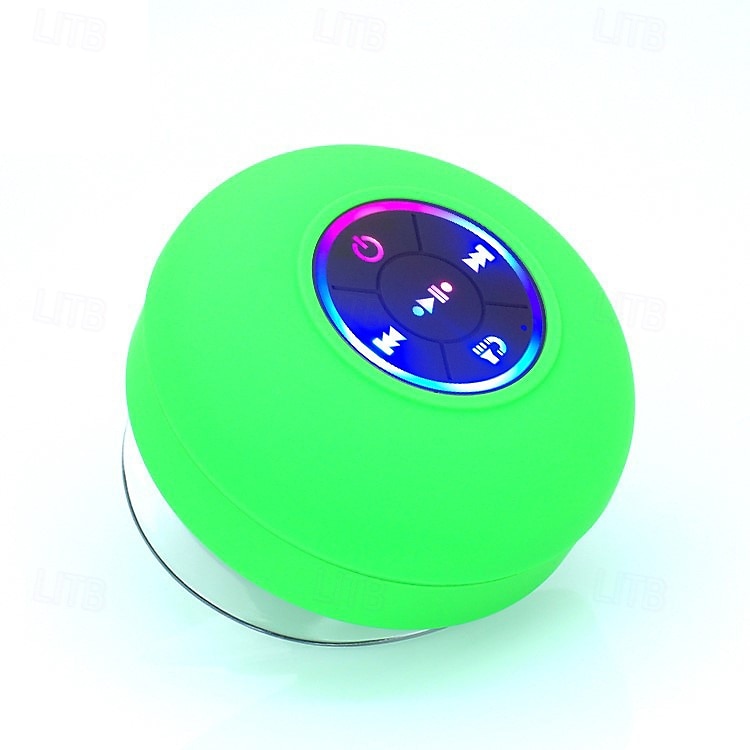 רמקול עמיד למים ipx4 רמקול אלחוטי נייד עם כוס יניקה usb נטענת למסיבות נסיעות לשירותים בבית ובחוץ (כוסות היניקה חייבות להיות על משטח חלק כדי להשתמש בהן) 2025 - $19.99 –P2
