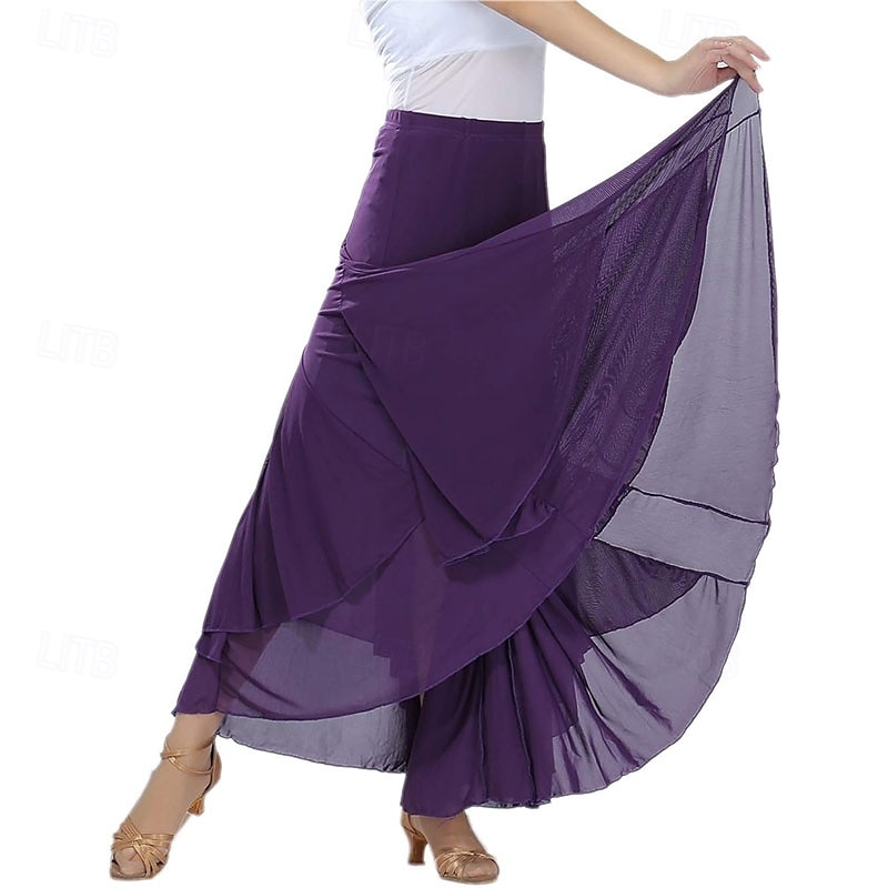 eleganter Gesellschaftstanz Walzer Tanzparty langer Swing Mesh Rock 2025 - $37.99 –P6