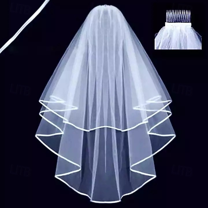 FUTURA SPOSA Halloween Velo da sposa con pettine Accessori per la festa di addio al nubilato Adulti Per donna Halloween Carnevale Matrimonio Addio al nubilato Addio al Nubilato Costumi di Halloween del 2025 a $9.49 –P5