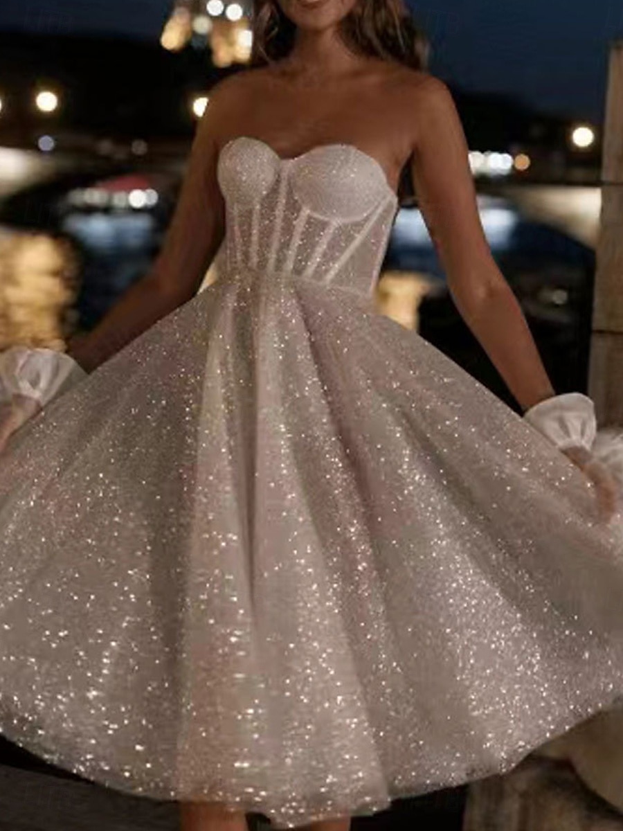 Esküvői Ruhák Ballgown Levert Vállú Normál Pántos Kápolna Húzós Tüll Menyasszonyi Ruhák Ráncolt Redőkkel 2025 - $149.99 –P2
