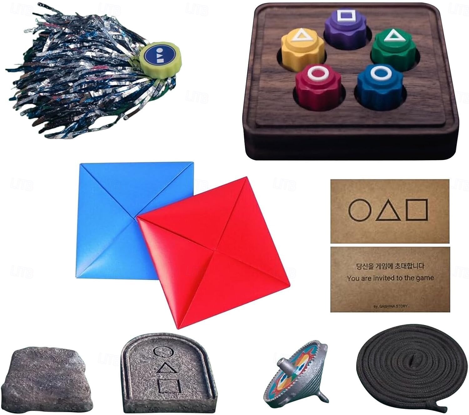 Jeu coréen Gonggi, jeu de lancer coréen Gonggi (jeu traditionnel coréen) - Jebi Chagi, Gong-Gi, Biseokchigi, Paeng-y, Ddakji, jeu de fête familiale (1 ensemble) de 2025 ? $16.49 -P1
