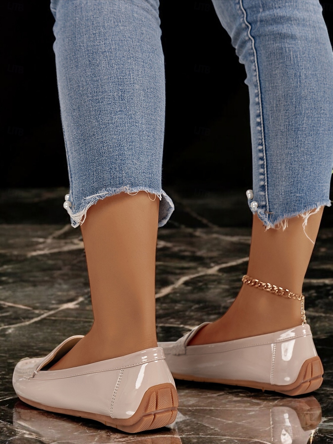 lakované mokasíny pro ženy – elegantní slip-on byty klasického designu pro běžné nošení i do kanceláře 2025 - $29.99 –P4