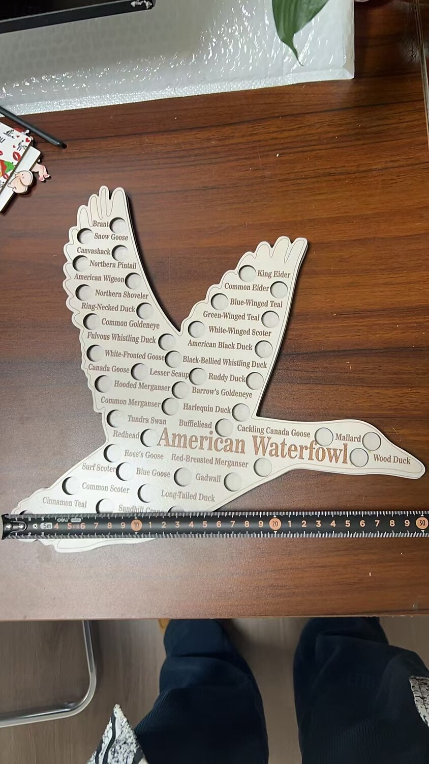 American Waterfowl Duck hunting gift for men, Waterfowl hunting decor sign, Engraved wood hunters harvest log, Tracking journal 2025 - $10.99 –P2