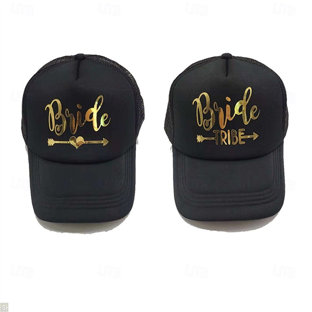 Chic BRIDE Print Baseball Cap for Women - Adjustable, Sun-Protective Mesh Trucker Hat with Breathable Design - Perfect for Spring & Summer Outings 2025 - $10.99 –P1