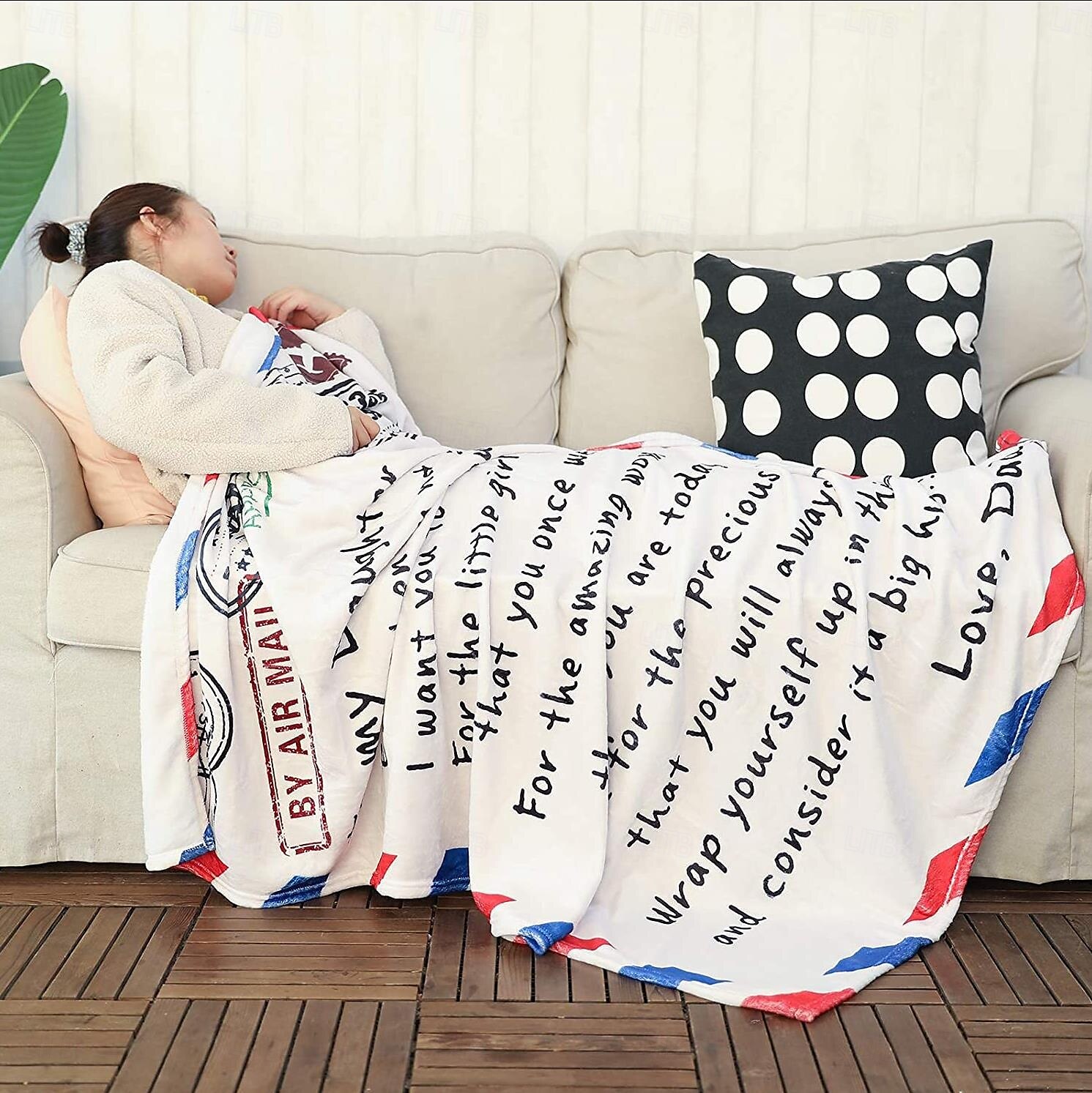 Mother's Day Blanket, A Letter to Mom, Mother's Day Gift  Soft and Cozy Throw, Perfect Gift for Mom, Floral or Heart Design, Warm and Comfortable 2025 - $19.99 –P13