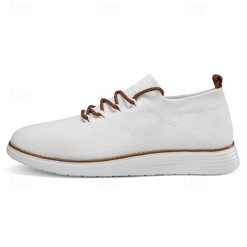 marineblaue Strick-Sneaker für Herren mit Schnürung und gepolsterter Sohle für bequemes Tragen im Alltag 2025 - $34.99 –P2