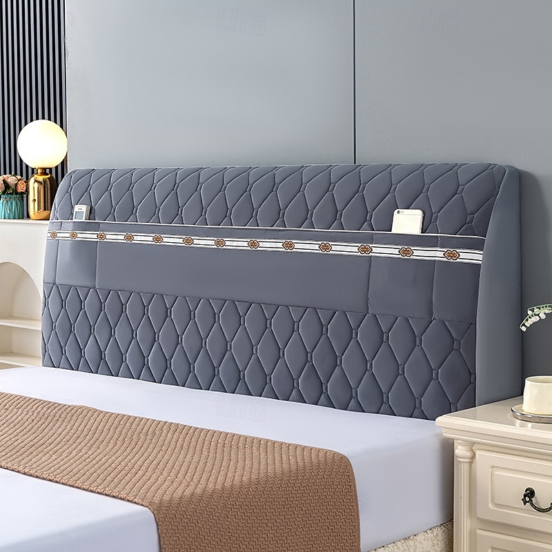 Capa para Cabeceira Todos-Inclusive Capa Protetora Elástica para Cabeceira de Cama Capa Moderno à Prova de Poeira Capa Respirável para Quarto Decor de 2025 por $31.99 –P2