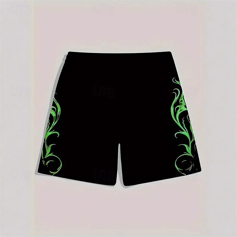 Herre Badeshorts Surfeshorts 4-veis strekkstoff Surfeshorts Bunner Snorer Med lommer Svømming Surfing Strand Vannsport Tropisk Trykket Sommer Vår 2025 - $12.99 –P5