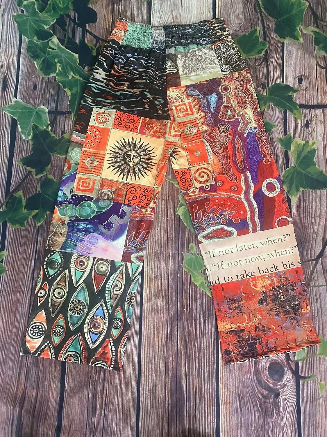 Women's Cropped Pants Casual Full Length Natural Printing Comfortable Micro-elastic Casual Daily Pink Blue Orange Spring Loose Fit 2025 - $19.99 –P7