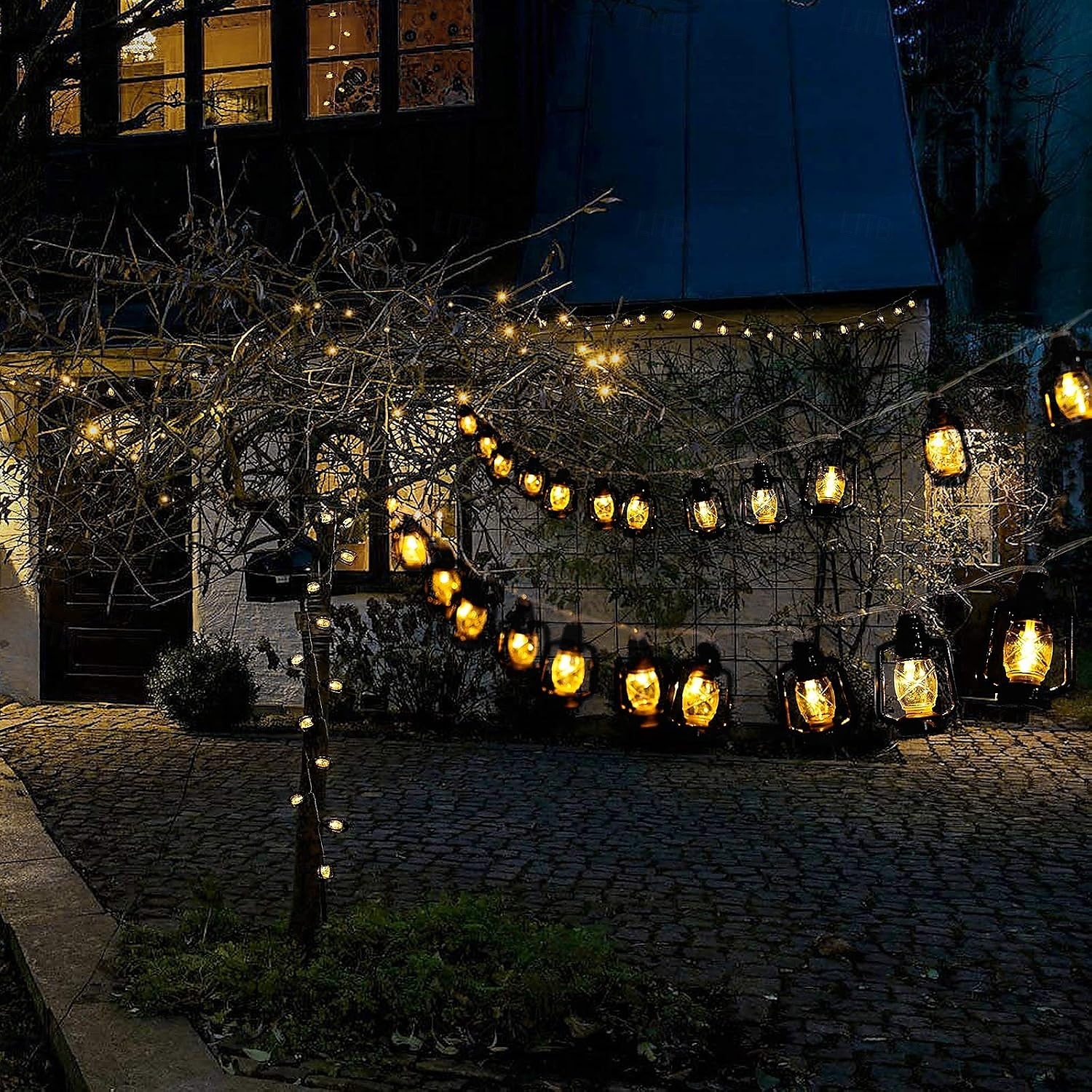 20/40 led retro světelný řetěz světla do ložnice ložnice zahradní festival domácí interiérový ramadánový festival dekorace mini petrolejový řetěz (teplé světlo) 2025 - $10.99 –P10