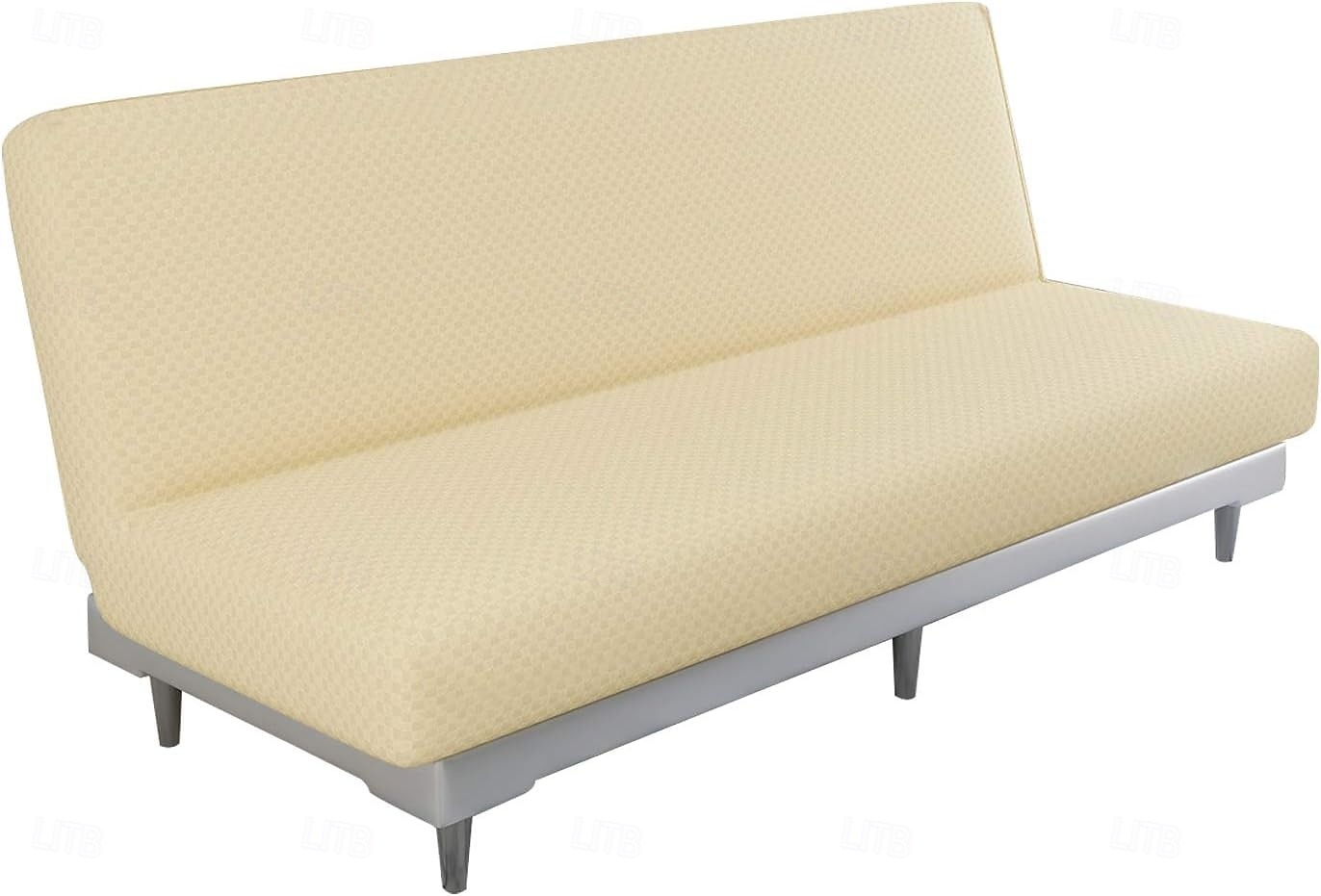 Jacquard Futon Cover Stretch Armless Futon Sofa Cover Soft Futon Slipcover with Elastic Bottom Thick Sofa Bed Furniture Protector Covers for Washable Futon 2025 - $29.99 –P14
