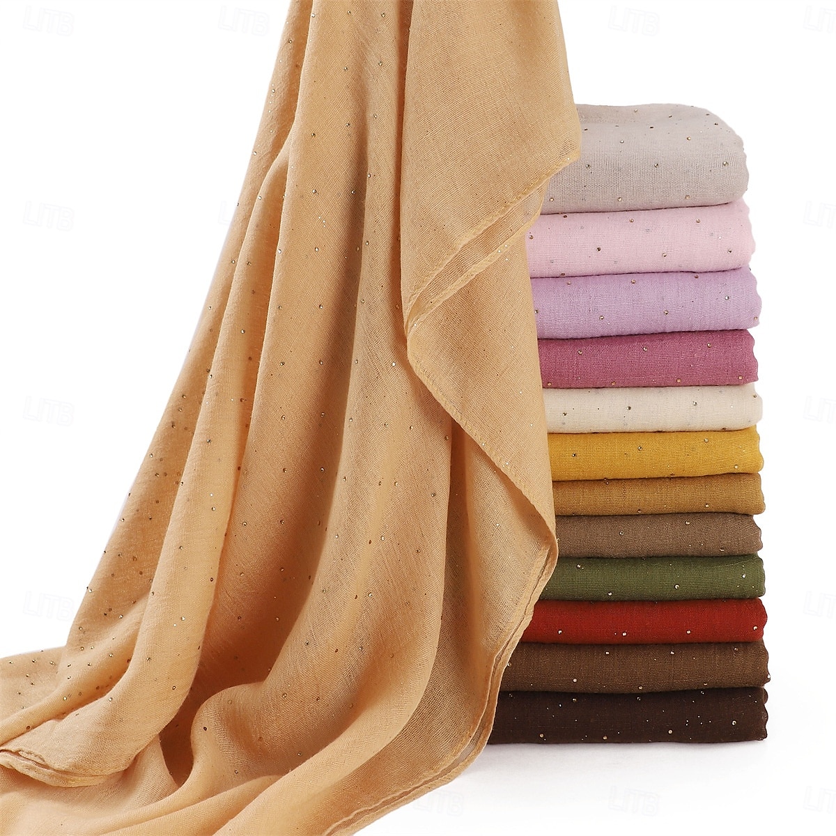 mode simple bali gaze ciel étoilé forage chaud longue écharpe respirante douce femme foulard écharpe cape extérieur de 2025 ? $21.99 –P2