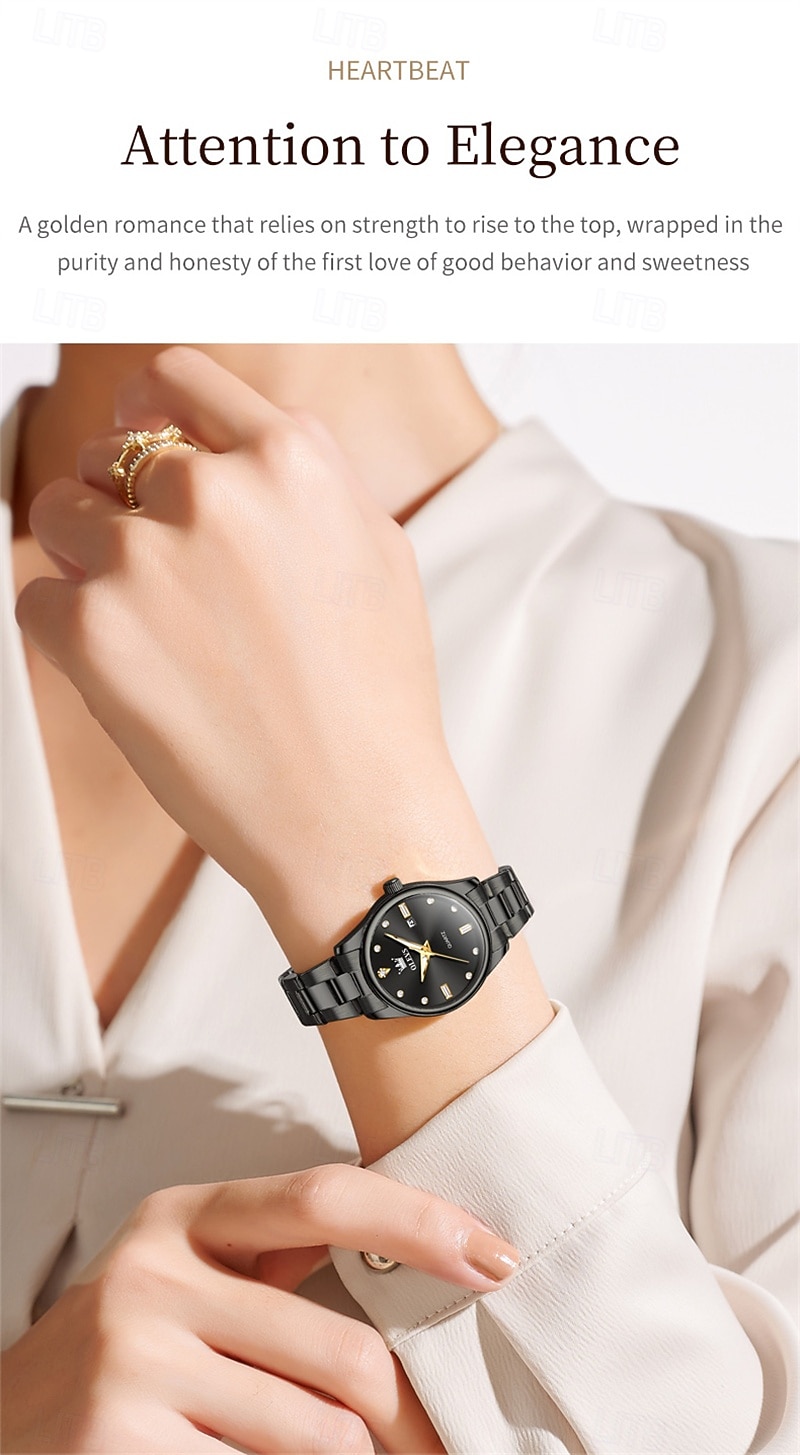 Mother's Day Gift New Olevs Brand Ladies' Business Watch With Night Light Calendar And Day/Night Display Quartz Movement Stylish Water-Resistant Sporty Ladies' Wristwatch. 2026 - $33.99 –P16