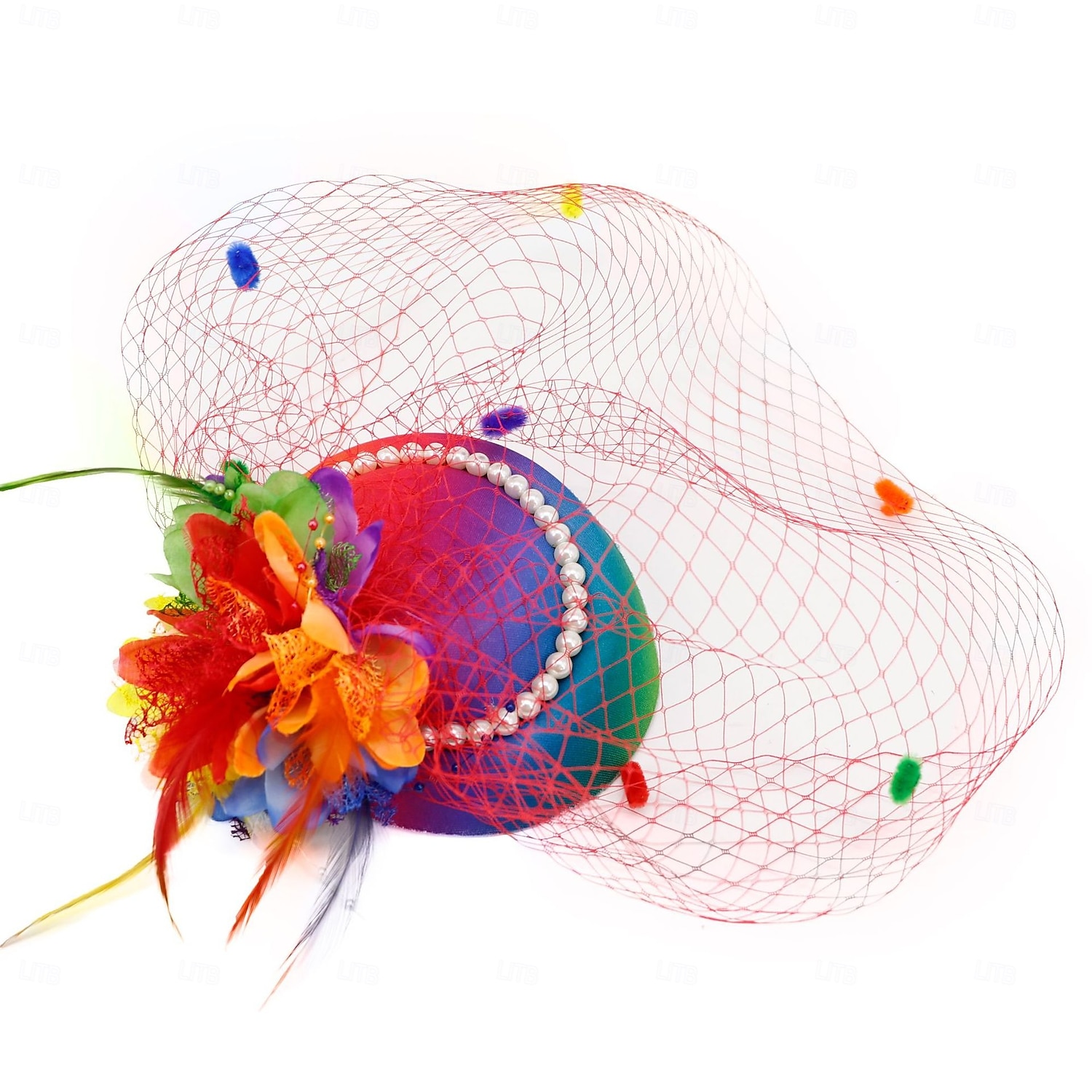 Hatter Sinamay Fedora Bryllup Aftenselskap cocktail Elegant Årgang søt stil Med Blomster Hodeplagg Hodeplagg 2025 - $14.99 –P6