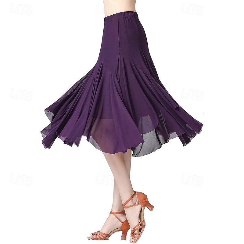 gonna da ballo da sala da donna lunga swing valzer latino salsa danza del ventre flamenco costume del 2025 a $47.99 –P2