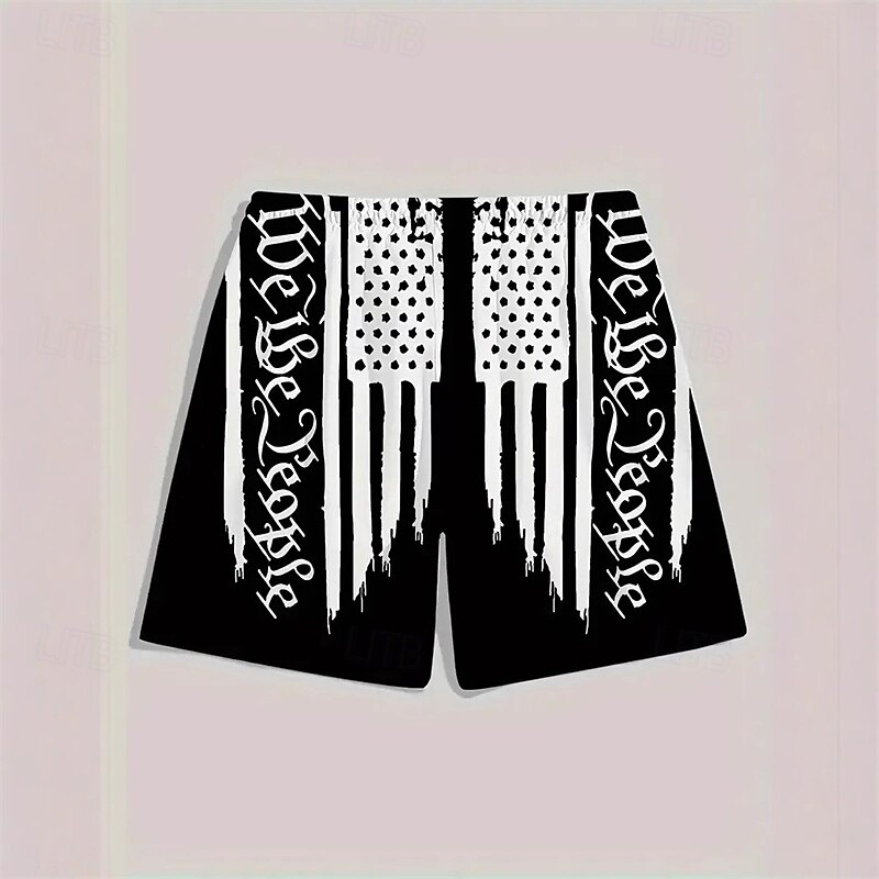 Homens Calção Justo de Natação Shorts de Natação Tecido elástico de 4 vias Bermuda de Surf Calças Com Cordão Com bolsos Natação Surfe Praia Esportes Aquáticos Estampado Verão Primavera de 2025 por $12.99 –P2