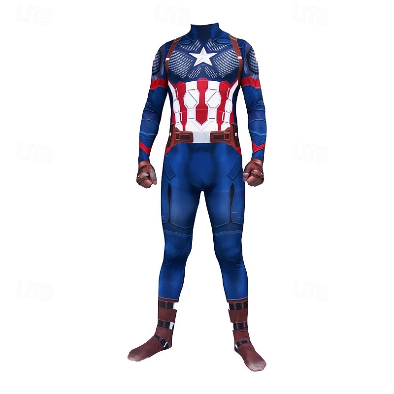 Superhero Zentai Suits Costume Bodysuits Carnival Costume Cosplay for Boys' Kid's Adults' Halloween Carnival Party Performance Bachelorette Party 2026 - $38.99 –P2