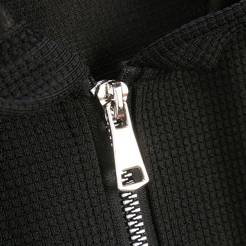 Homme Sweat à capuche Sweat à capuche quart zippé Noir Blanche Bleu Kaki Gris Capuche Plein Cordon Sport & Loisir du quotidien Vacances Polyester Vêtement de rue basique Décontractées Printemps de 2025 ? $22.99 –P10