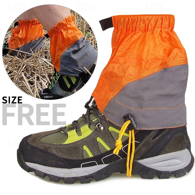 1Pc Lightweight Waterproof Hiking Gaiters - Outdoor Snow Boot Covers for Trekking & Backpacking - Durable Nylon Fabric 2025 - $26.99 –P3