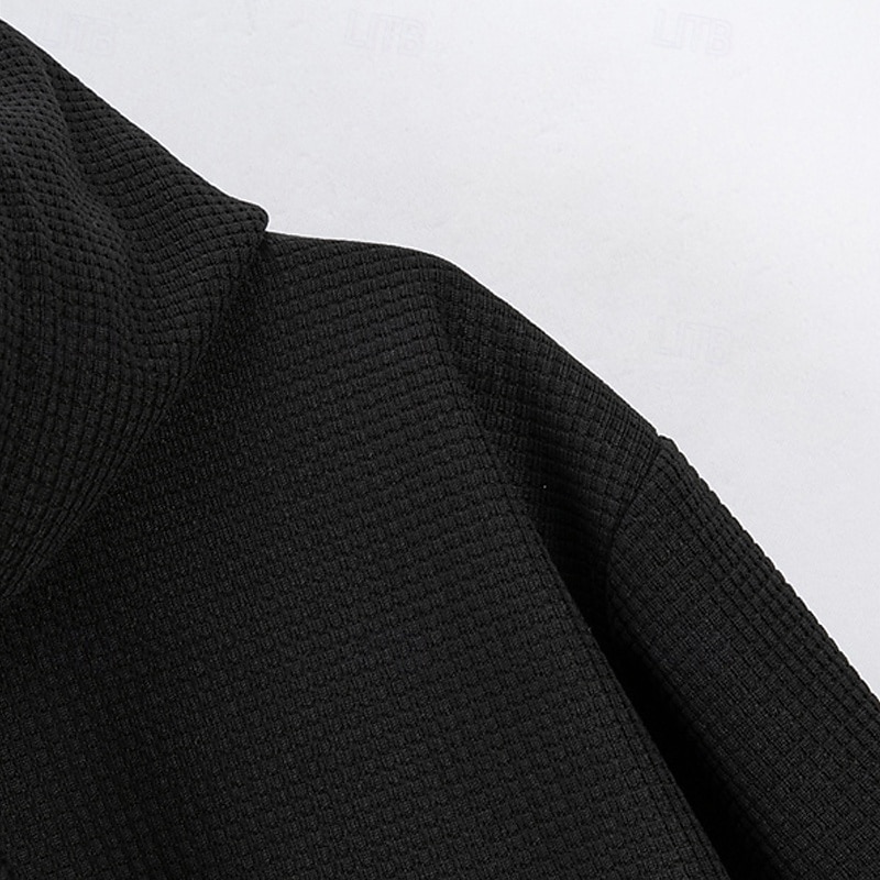 Homme Sweat à capuche Sweat à capuche quart zippé Noir Blanche Bleu Kaki Gris Capuche Plein Cordon Sport & Loisir du quotidien Vacances Polyester Vêtement de rue basique Décontractées Printemps de 2025 ? $22.99 –P9
