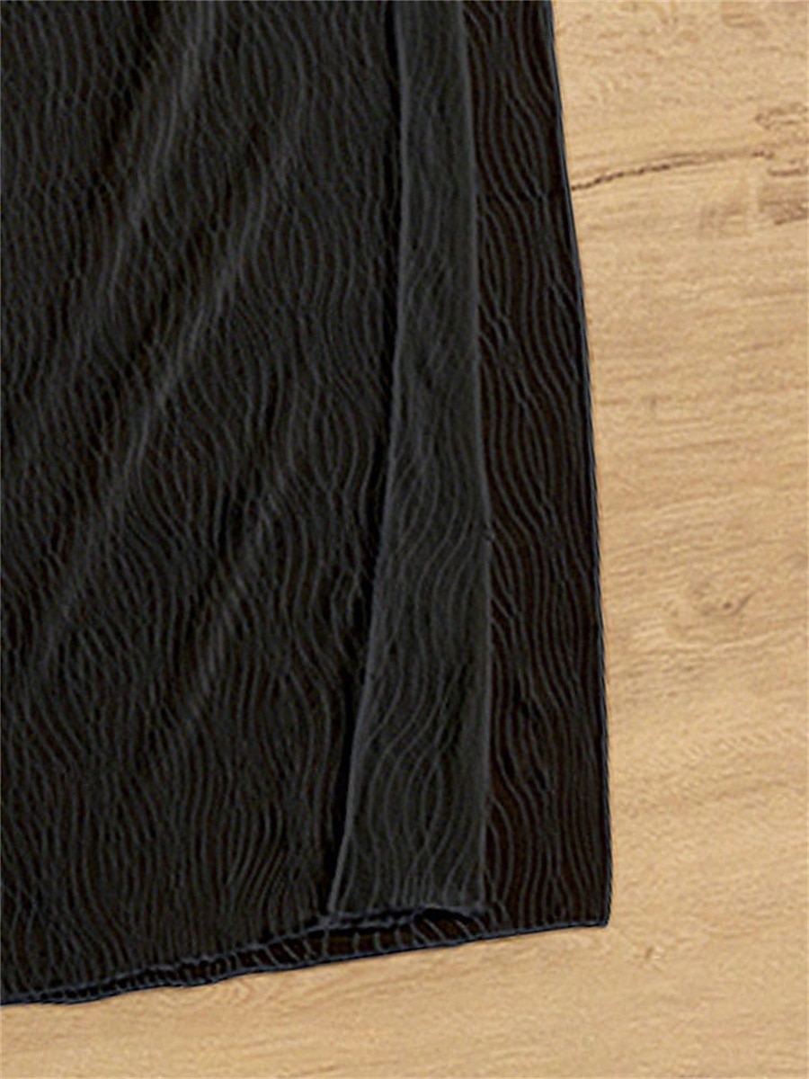 Per donna Costumi da bagno Prendisole Vestito da spiaggia Costume da bagno Tagliato Festività Abbigliamento mare Tinta unica Collo asimmetrico Senza maniche Costumi da bagno del 2025 a $15.49 –P8