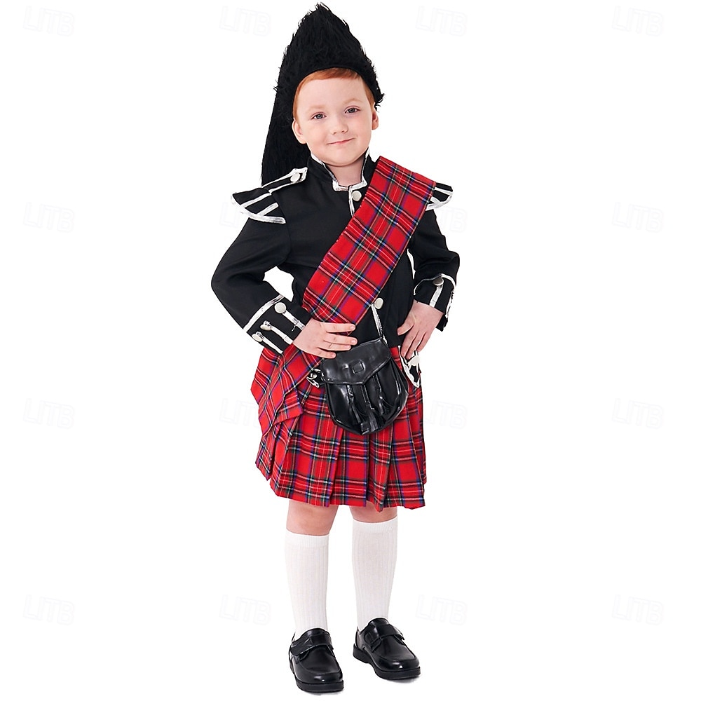 královská stráž Cosplay kostým Dětské Chlapecké Úbory cosplay Párty předvečer Všech svatých předvečer Všech svatých Karneval Mardi Gras Jednoduchý karnevalový kostým 2025 - $52.99 –P5