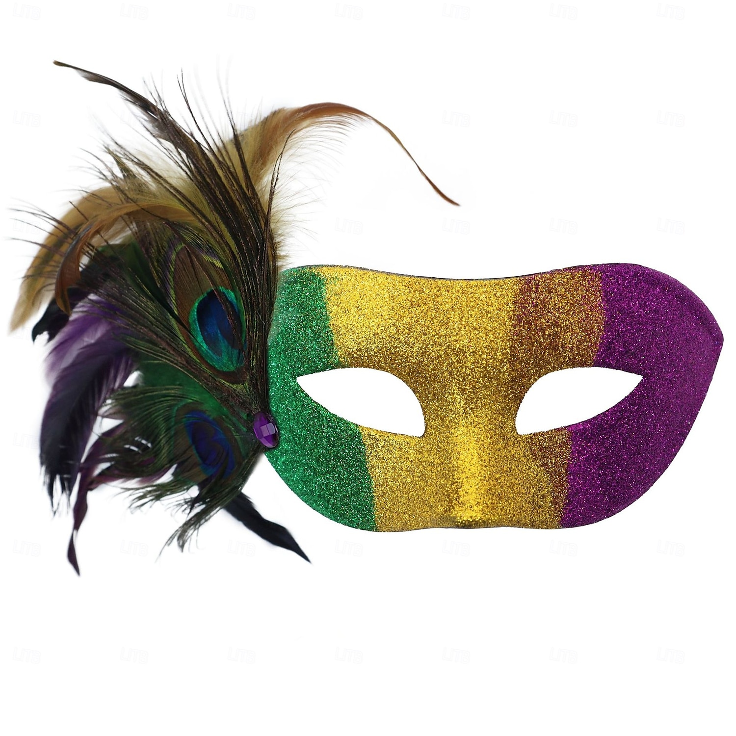 Karnevalová maska Maska Halloween rekvizity Dospělé Dámské Poloviční obličej Výkon Párty Plesová maškaráda Karneval Mardi Gras Jednoduchý karnevalový kostým 2025 - $20.99 –P7