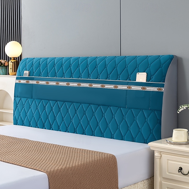 Capa para Cabeceira Todos-Inclusive Capa Protetora Elástica para Cabeceira de Cama Capa Moderno à Prova de Poeira Capa Respirável para Quarto Decor de 2025 por $31.99 –P1