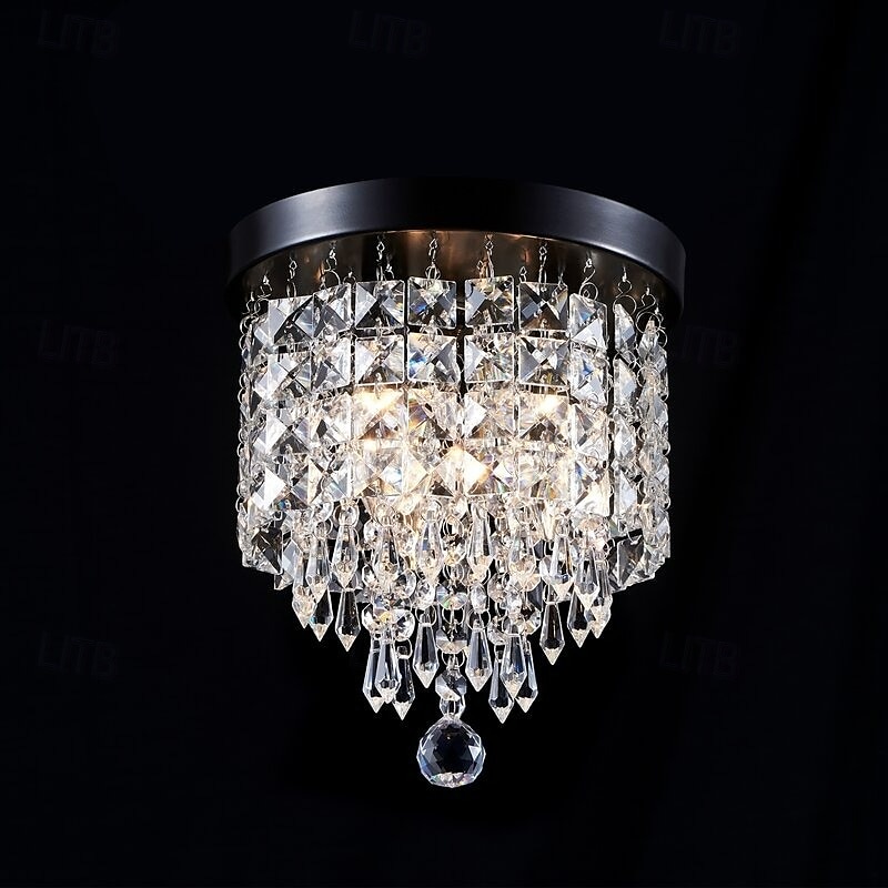 Crystal Chandelier LED Round Ceiling Light with LED Brightness Hall Lights 110-240V 2025 - $79.99 –P8