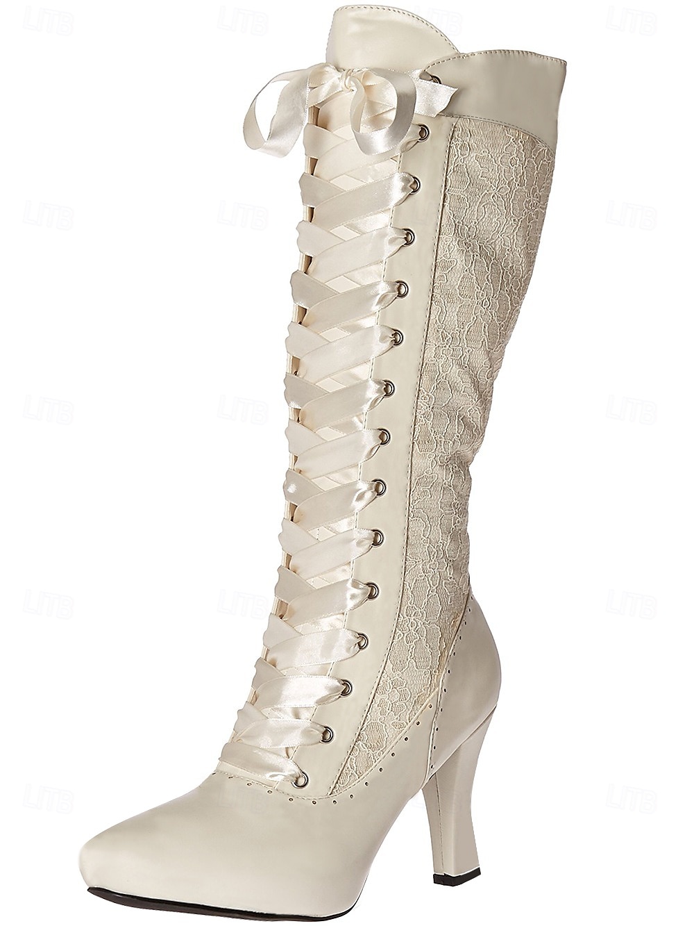 Rococó Barroco Vitoriano Sapatos Botas Longas Salto Alto Mulheres Dia Das Bruxas Carnaval Baile de Máscaras Espetáculo Festa / Noite Mascarilha Adulto Sapatos de 2025 por $49.99 –P3