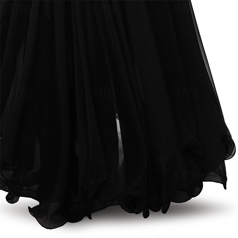 saia de dança do ventre de chiffon royal smeela para mulheres vestido longo tribal em cor sólida barisilk de 2026 por $49.99 –P5