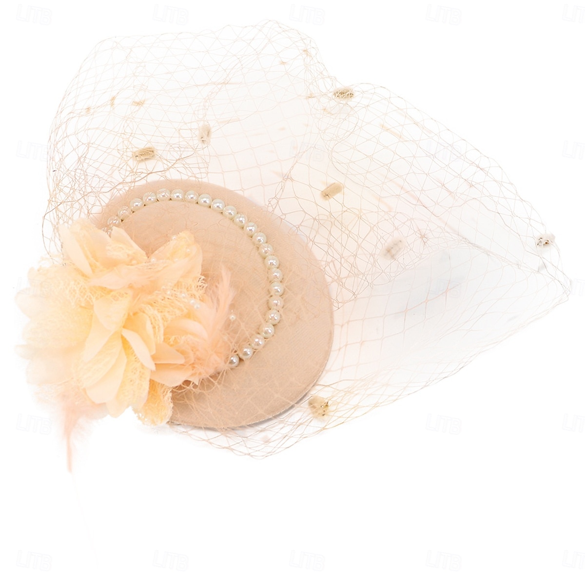 Hatter Sinamay Fedora Bryllup Aftenselskap cocktail Elegant Årgang søt stil Med Blomster Hodeplagg Hodeplagg 2025 - $14.99 –P19