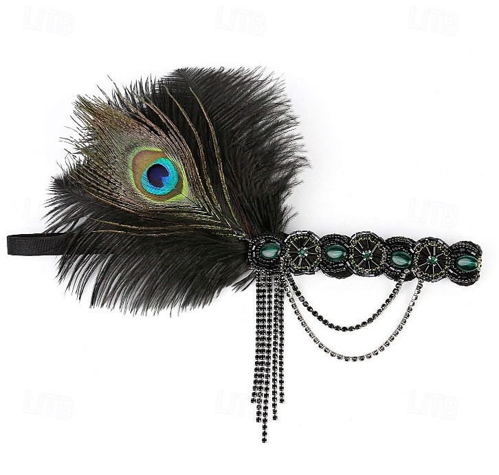 De livlige 20-årene 1920-tallet Hatter Den store Gatsby Charleston Dame Nytt År Maskerade Fest Utdrikningslag Voksne Hatt 2025 - $13.99 –P4
