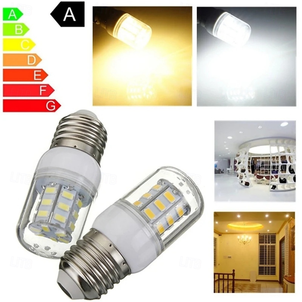 2026年 4個 e14 e27 LED コーン電球 3W 12V 5730 SMD 24 LED 電球ランプ ホワイト 温白色 家庭用 オフィス バー 天井照明 壁掛けランプ  コレクション – $25.99 –P1