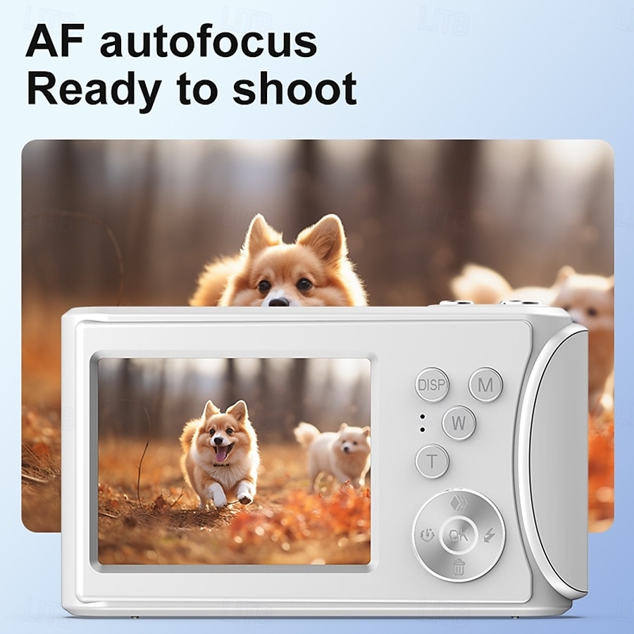 Auto Focus 64MP 4K Face Detection 2.4-inch 18X Zoom 650mah Rechargeable Battery Pocket Cinema Digital Compact Video Cameras 2025 - $76.99 –P19