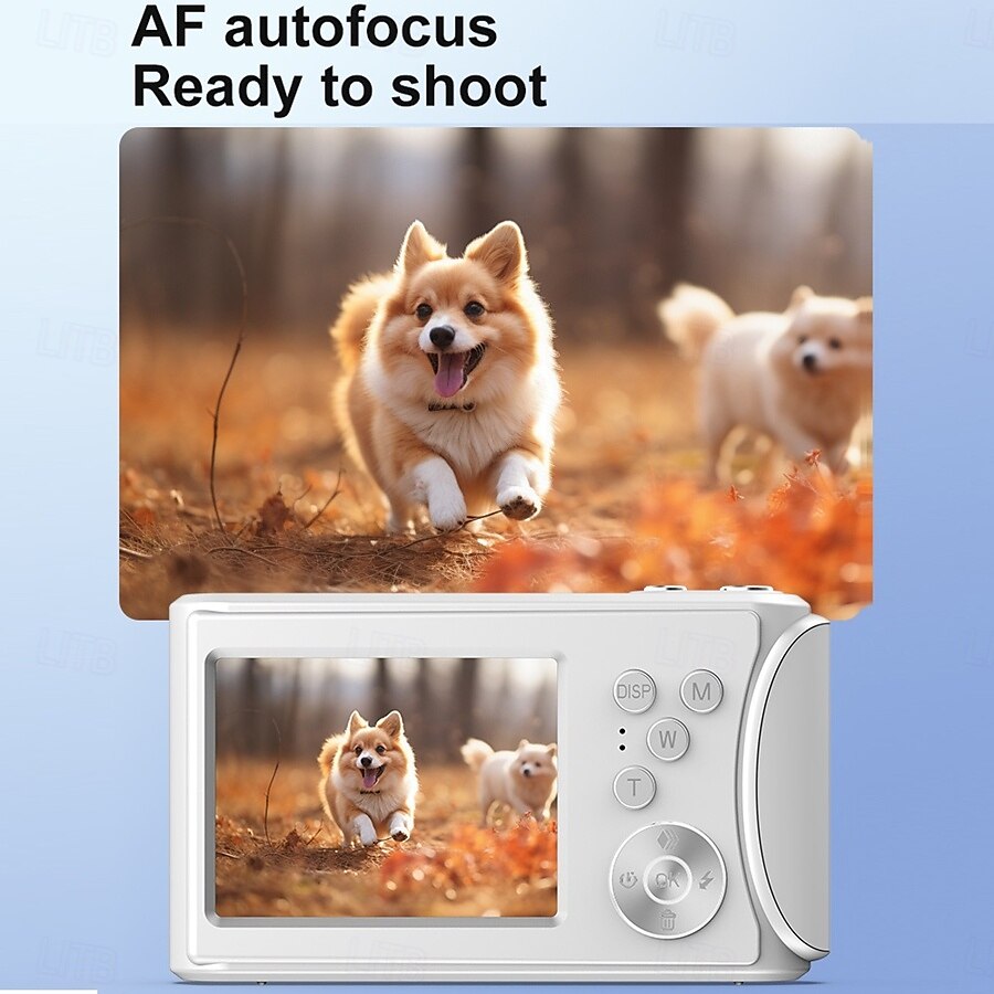 Auto Focus 64MP 4K Face Detection 2.4-inch 18X Zoom 650mah Rechargeable Battery Pocket Cinema Digital Compact Video Cameras 2025 - $76.99 –P9