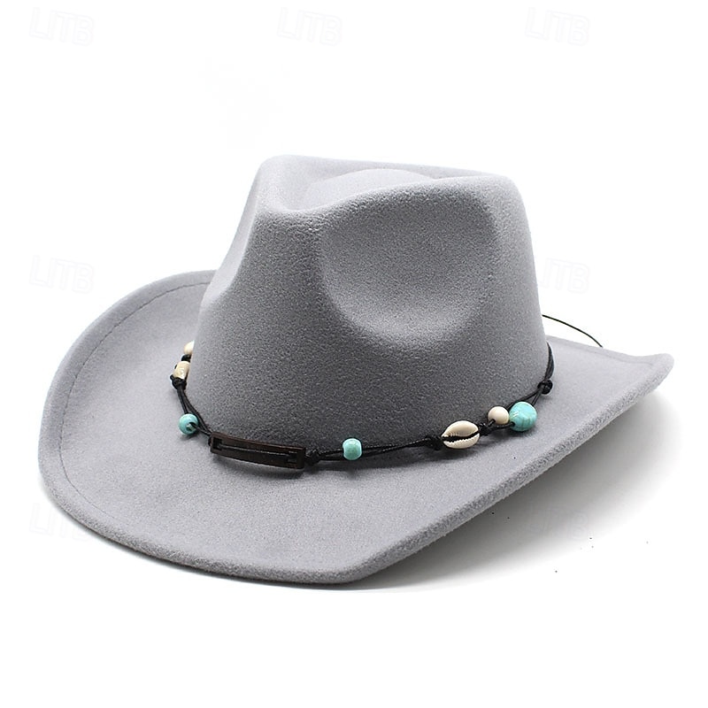 Safarihut Vintage Gürtel Cowboyhut Jazzhut Hand Westernhut Cowboyhut 2026 - $17.49 –P4
