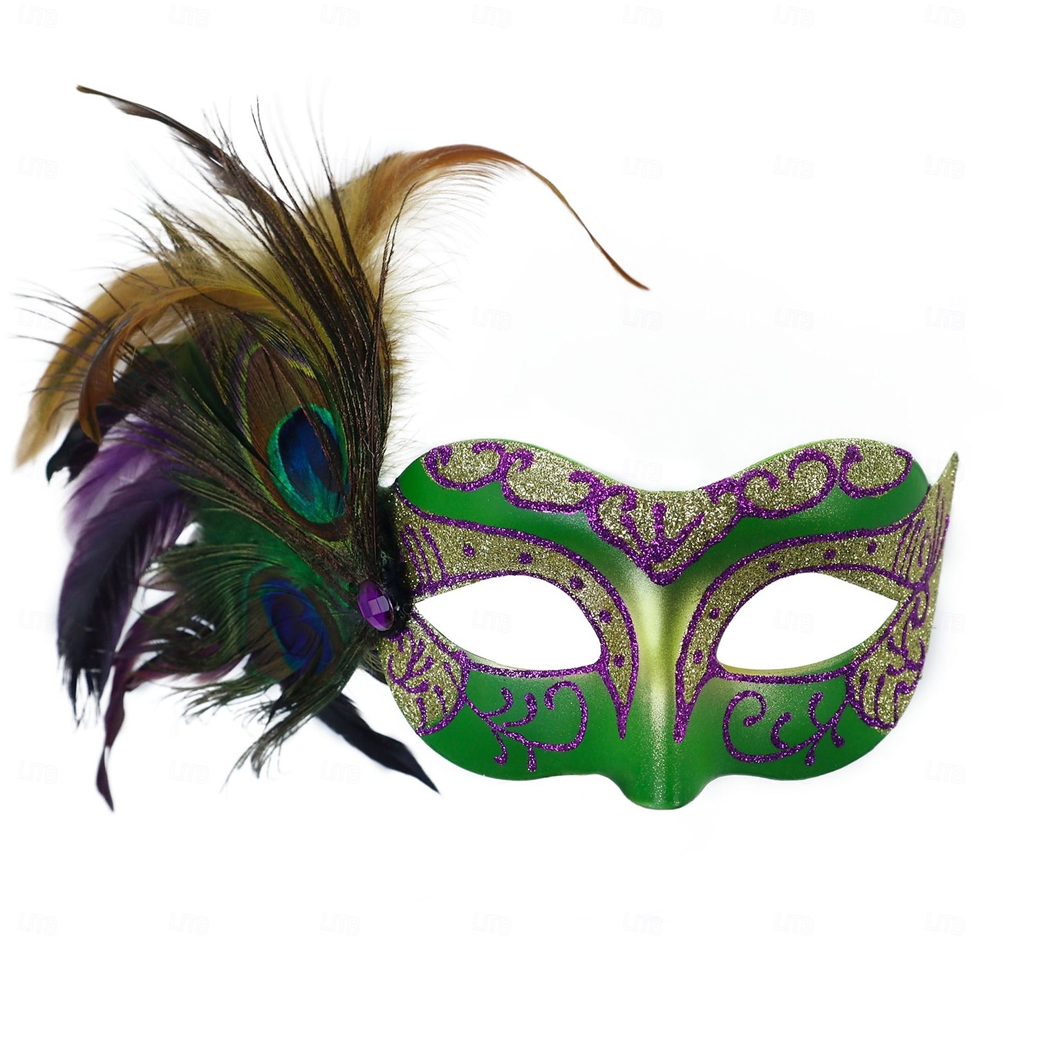 Karnevalová maska Maska Halloween rekvizity Dospělé Dámské Poloviční obličej Výkon Párty Plesová maškaráda Karneval Mardi Gras Jednoduchý karnevalový kostým 2025 - $20.99 –P8