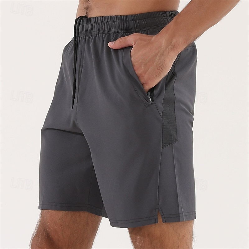 Herren Sportliche Shorts Shorts Kurze Hosen Kurze Sporthose Kurze Sporthose Sport Shorts Tasche Kordelzug Elastische Taille Glatt Komfort Schnelltrocknend Kurz Sports Outdoor Täglich Ausgehen Modisch 2025 - $20.99 –P11