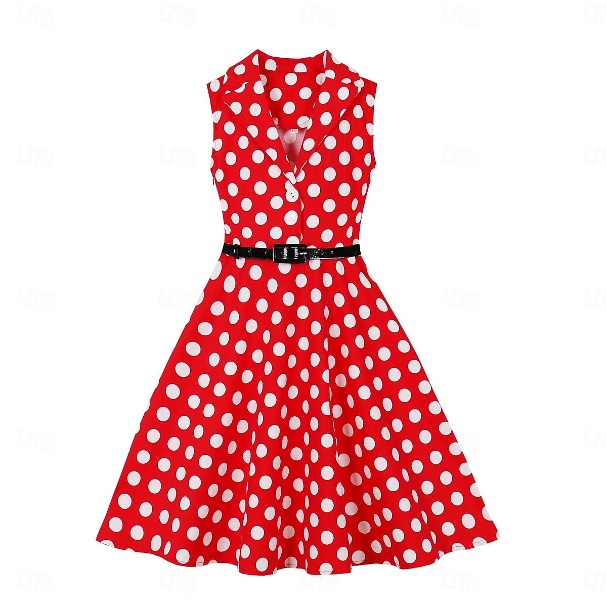Retro 50. léta Rockabilly Šaty Houpací šaty Puntíky Maškarní kostým Dívčí Karneval Plesová maškaráda Denní nošení loučení se svobodou nevěsty Dětské Šaty Šaty pro návrat domů 2025 - $35.99 –P11