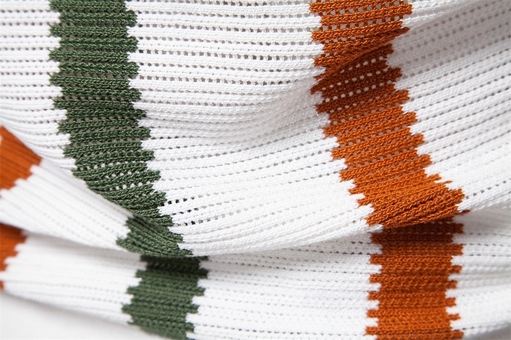 Retro 70. léta Tričko Pletené polo Hippie Síťka Proužky Maškarní kostým Pánské Dovolená Na den Plážové Dospělé Vrchní deska Jaro léto 2025 - $32.99 –P7