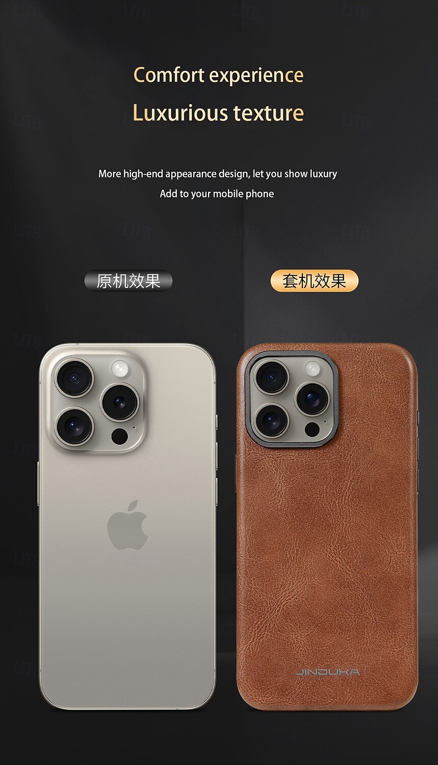 Phone Case For iPhone 16 15 14 Pro Max Plus iPhone 13 12 Pro Max Back Cover Magnetic Support Wireless Charging Shockproof Retro TPU PC 2025 - $18.99 –P5