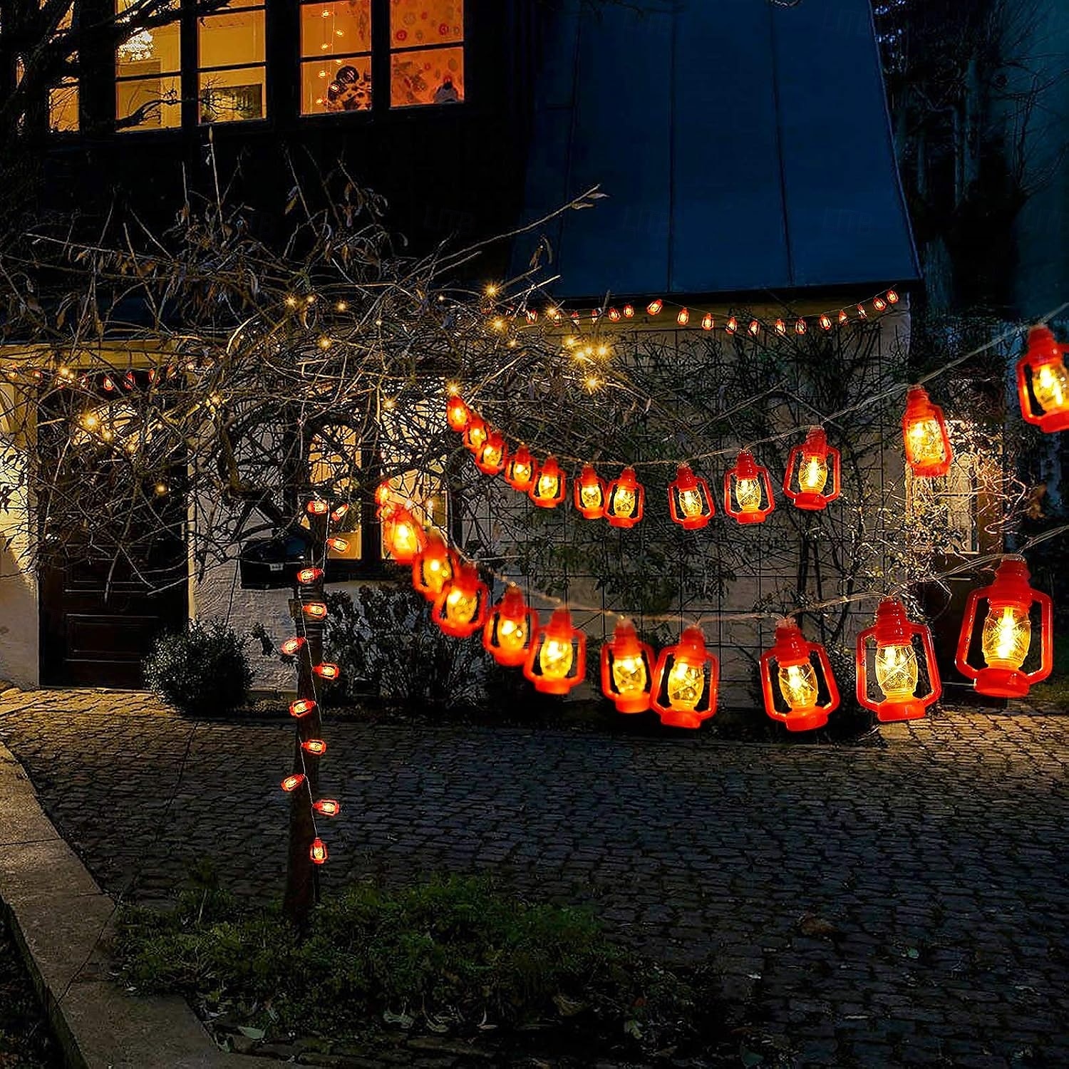 20/40 led retro světelný řetěz světla do ložnice ložnice zahradní festival domácí interiérový ramadánový festival dekorace mini petrolejový řetěz (teplé světlo) 2025 - $10.99 –P4