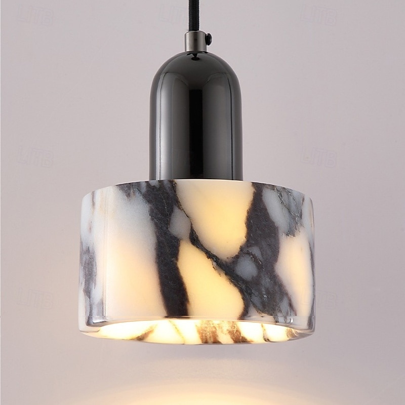 Dekum luminária pendente de mármore design de ilha luz pendente e27 cordão luz pendente ajustável para restaurante de cabeceira 85-265v de 2026 por $197.99 –P6