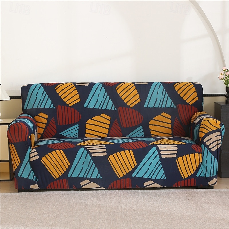 Bohemian Print Dustproof All-powerful Slipcovers Stretch Sofa Cover Super Soft Fabric Couch Cover with One Free Boster Case(Chair/Love Seat/3 Seats/4 Seats) 2025 - $31.99 –P11