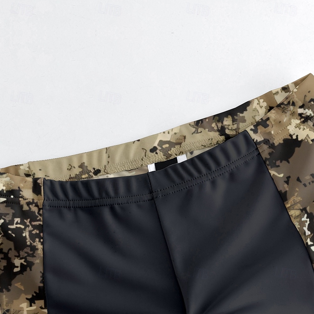 Męskie Koszulka rowerowa Kamuflaż Krótki rękaw Rower Tee Tshirt Dżersej z 3 tylnymi kieszeniami Kolarstwo górskie Szybkie wysychanie Anatomiczny kształt Odprowadzające wilgoć Oddychający Sport Ziele 2026 - $28.99 –P18