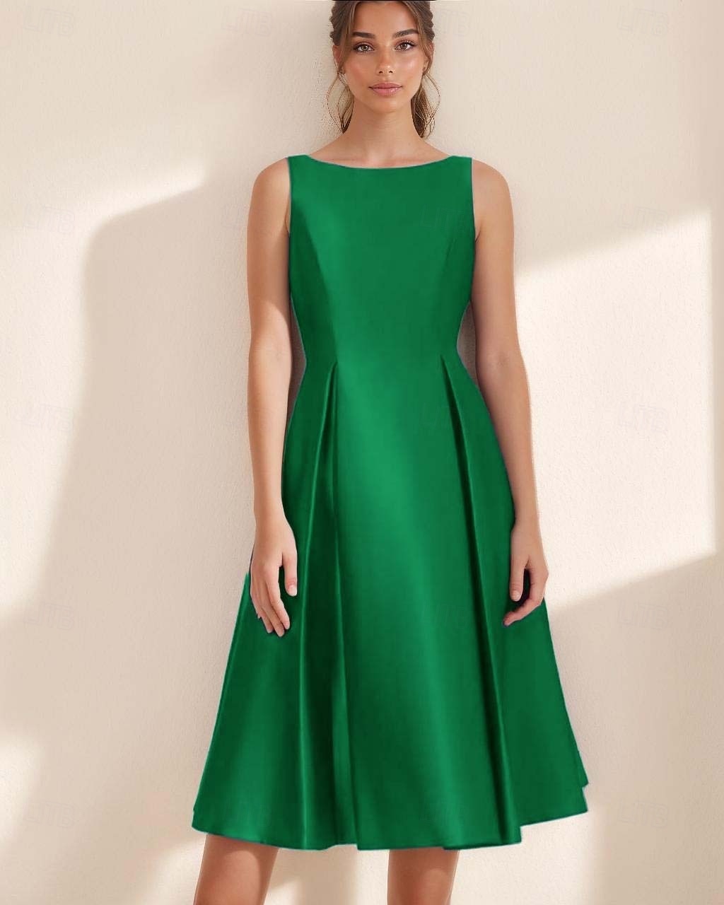 akris green dress Green Gingham Mini Dress S main image 1