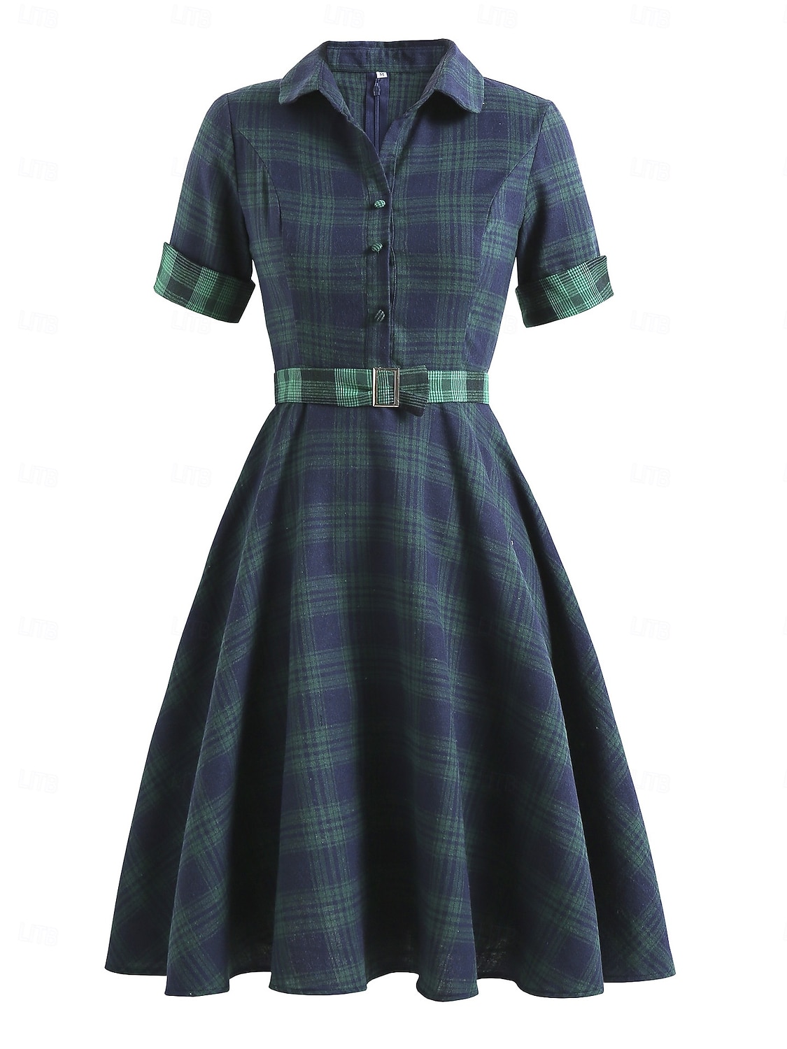 Elegant 1950s Hepburn Knee Length Dress A-Line Dress Tea Dress Plaid A-Line Fancy Dress Women's Christmas Carnival New Year Homecoming Daily Wear Bachelorette Party Adults' Homecoming Dresses Summer 2026 - $35.99 Elegant 1950s Hepburn Knee Length Dress A-Line Dress Tea Dress Plaid A-Line Fancy Dress Women's Christmas Carnival New Year Homecoming Daily Wear Bachelorette Party Adults' Homecoming Dresses Summer 2026 - $35.99